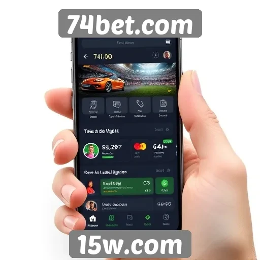 A experiência do usuário em dispositivos móveis no 74bet.com